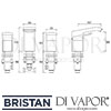 Bristan Descent 3 Hole Bath Filler Dimensions